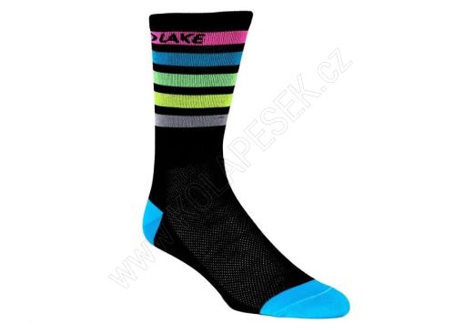 A7674 Ponozky LAKE Socks multicolor cerna