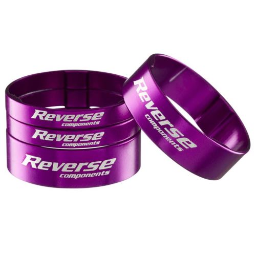 Podložka distanční Reverse Alloy Ultra-Lite set 1 1/8" Purple