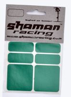 Samolepka reflexní Shaman - zelená 6 ks