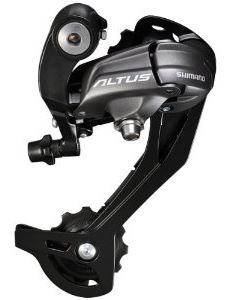 Měnič SHIMANO Altus RDM370SGSL černý 9 speed (290237)