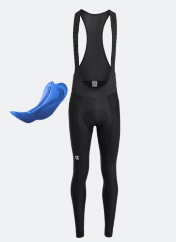 Zateplené kalhoty KALAS MOTION Z6 se šlemi + ZX sedlo pure black
