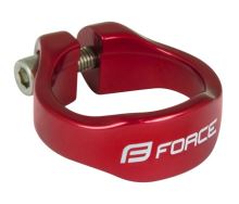 Objímka sedlovky FORCE na inbus 31,8mm Al, červená