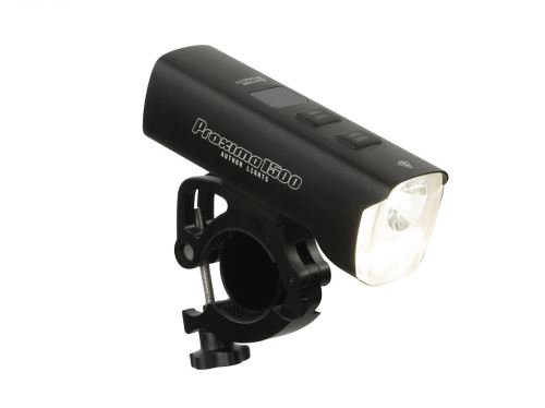Světlo Author přední Proxima 1500 lm/HB 22-38mm USB Alloy černá