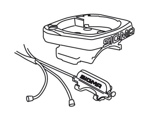 SIGMA držák computeru s kabeláží kompletní (BC 1909-2209) UNI
