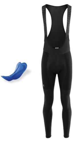 Zateplené kalhoty KALAS MOTION Z4 se šlemi + ZX sedlo, pure black