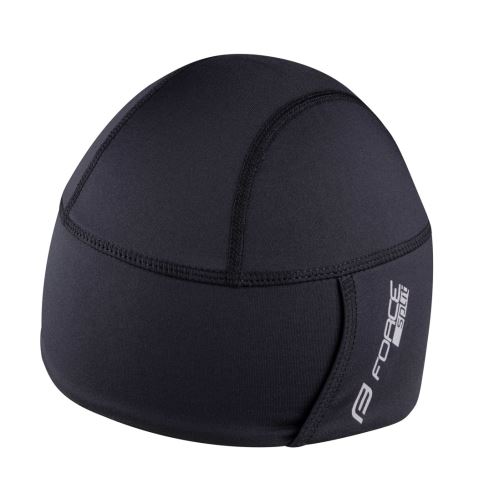 Čepice pod přilbu FORCE SPLIT zateplená, černá