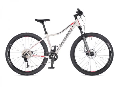 AUTHOR Traction 27,5 ASL 2023 bílá/stříbrná/červená dámské MTB 27,5"kolo