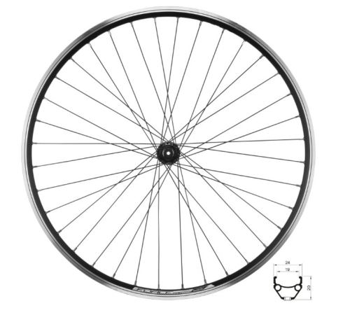 Kolo přední FORCE CLASSIC 559x19 "V" HBTX500 36d