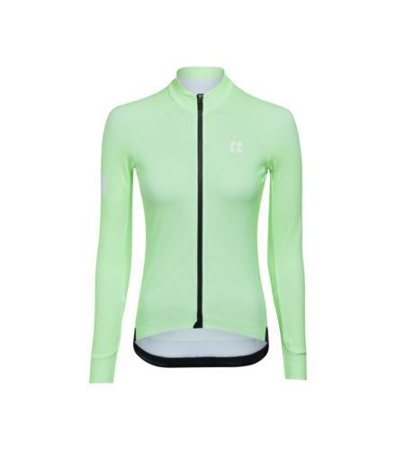 PASSION Z6 Dres dlouhý rukáv TEMPS Neon Lime DÁMSKÝ