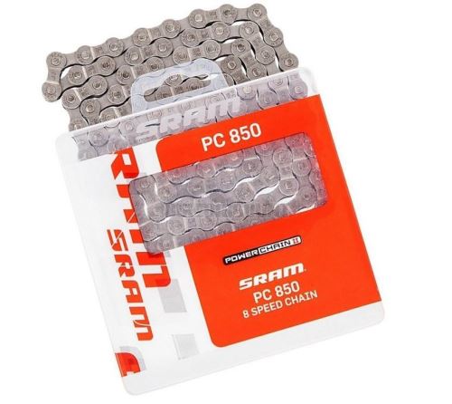 Řetěz SRAM PC 850 114 čl. v krabičce s Power Link spojkou, 8rychl.