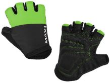 Dětské krátkoprsté rukavice MAX1 černo/zelené