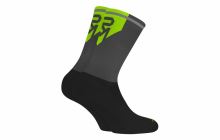 Ponožky ROCK MACHINE Long černo/šedo/zelené vel.L (43-45)