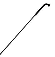 Drát MACH1 AIR1+ zeslabovaný 2/1,5/2 černý 276mm