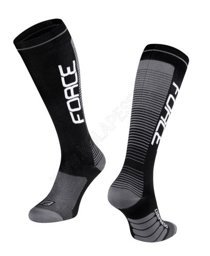 Ponožky F COMPRESS, černo-šedé