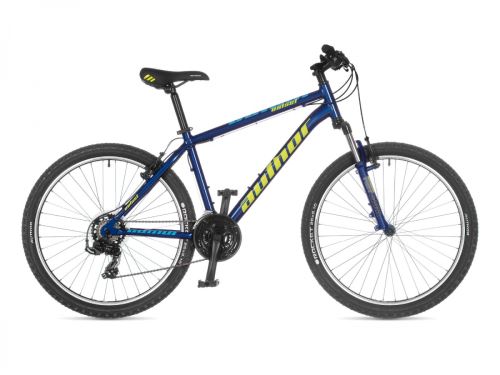 AUTHOR Outset 26 2023 modrá/limeta MTB XC 26"kolo