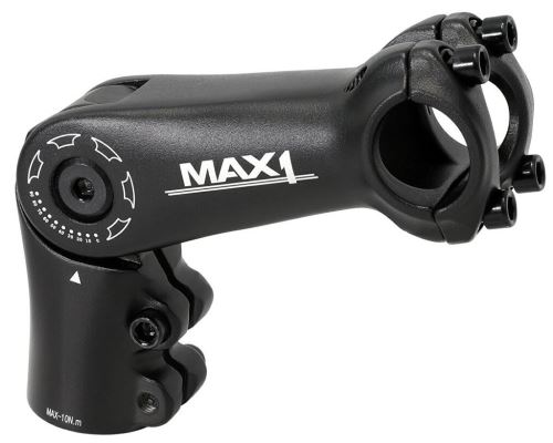 Stavitelný představec MAX1 90/90°/25,4 mm černý