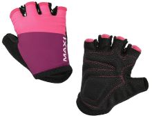 Dětské krátkoprsté rukavice MAX1 fialovo/růžové