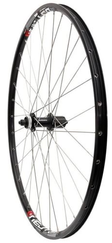Zapletené kolo 28/29" MAX1 DISC Center Lock zadní Shimano kazeta 8-9sp. černé/stříbrné