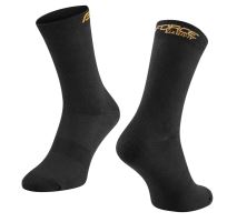 Ponožky FORCE ELEGANT vysoké,černo-zlaté S-M/36-41