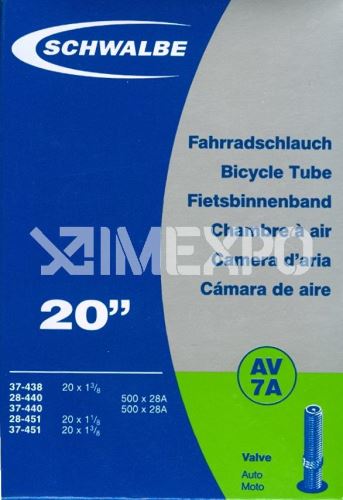 Duše Schwalbe 20" AV6 28/40-406 AV