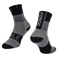 Ponožky FORCE HALE, černo-šedé vel. L-XL/42-47