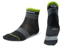 AUTHOR Ponožky ProLite X0 M vel. 38-42 (černá/šedá/žlutá-neonová)