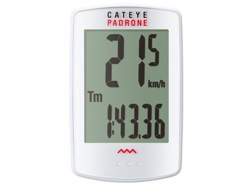 CATEYE Cyklopočítač CAT Padrone (PA100W)  (bílá)_(1)