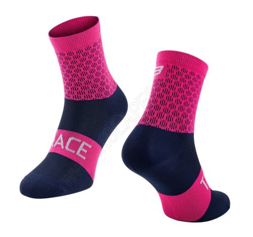 Ponožky FORCE TRACE, růžovo-modré