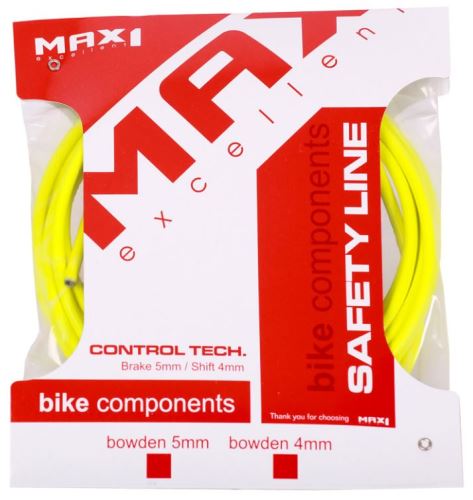 Bowden MAX1 4mm fluo žlutá balení 3m