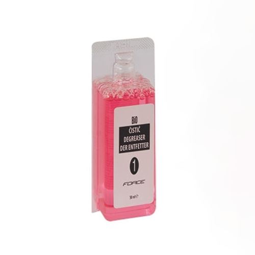 Čistič FORCE na řetěz 50ml kapsle, růžový