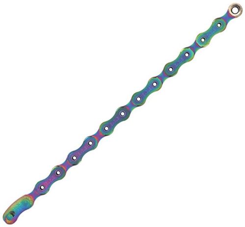 Řetěz SRAM 12 speed PC XX1 Eagle HollowPin Rainbow 126 čl.+ spojka PowerLock Flowlink