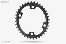 Převodník ABSOLUTEBLACK OVAL ROAD 2X 110/4bcd 36T