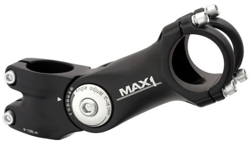 Stavitelný představec MAX1 105/60°/25,4 mm černý