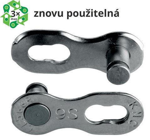 Spojka řetězu KMC EPT 9 speed, balení 2 ks