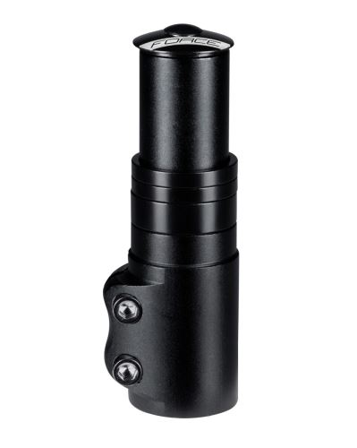 Redukce F ECO-nástavec vidlice 11/8''Al, črn. mat