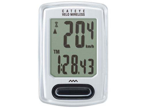 CATEYE Cyklopočítač CAT Velo Wireless (VT230W)  (bílá)_(1)
