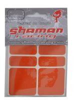 Samolepka reflexní Shaman - oranžová 6 ks