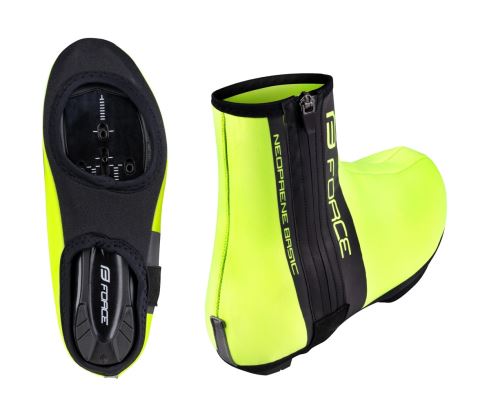 Návleky treter FORCE NEOPRENE BASIC ROAD, fluo