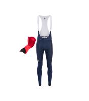 MOTION Z6 | Zateplené kalhoty se šlemi + EA sedlo | Navy Blue | Velikost: 6/XXL
